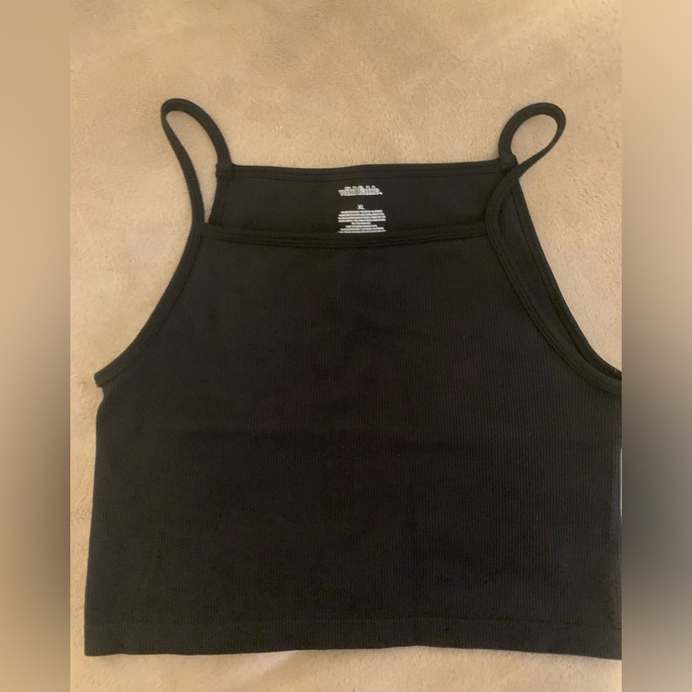 Wild Fable Black Crop Top